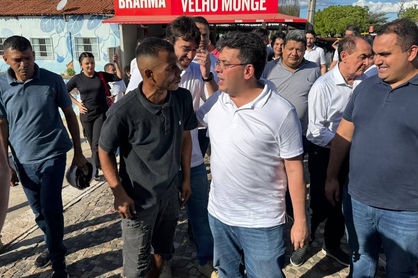 Em Floriano, Rafael Fonteles anuncia reforma e ampliação do cais da cidade Em Floriano, Rafael Fonteles anuncia reforma e ampliação do cais da cidade