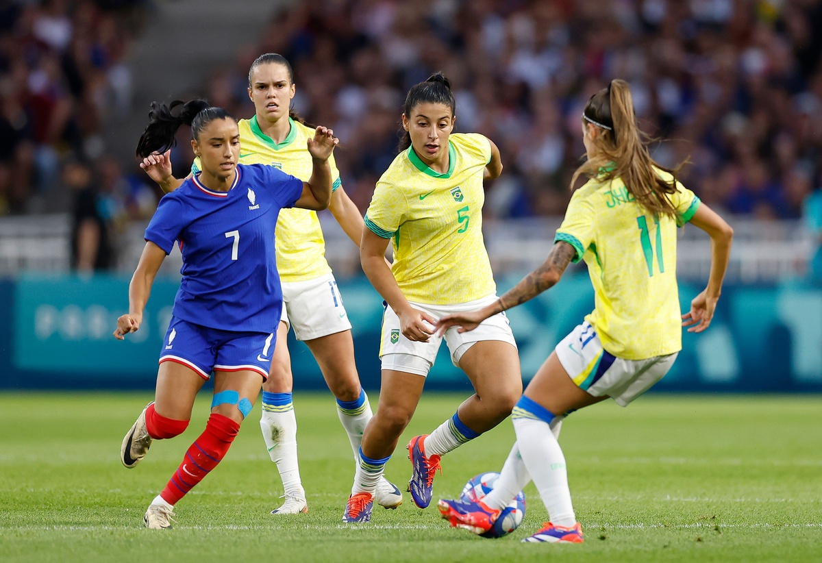 Em Nantes, ano passado, o Brasil venceu a França por 1 a 0