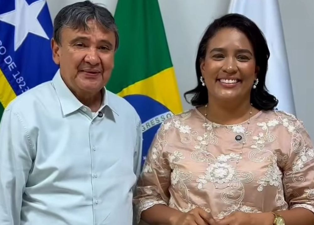Em reunião com Wellington Dias, Camila Barbosa anuncia novidades para Lagoa do Piauí