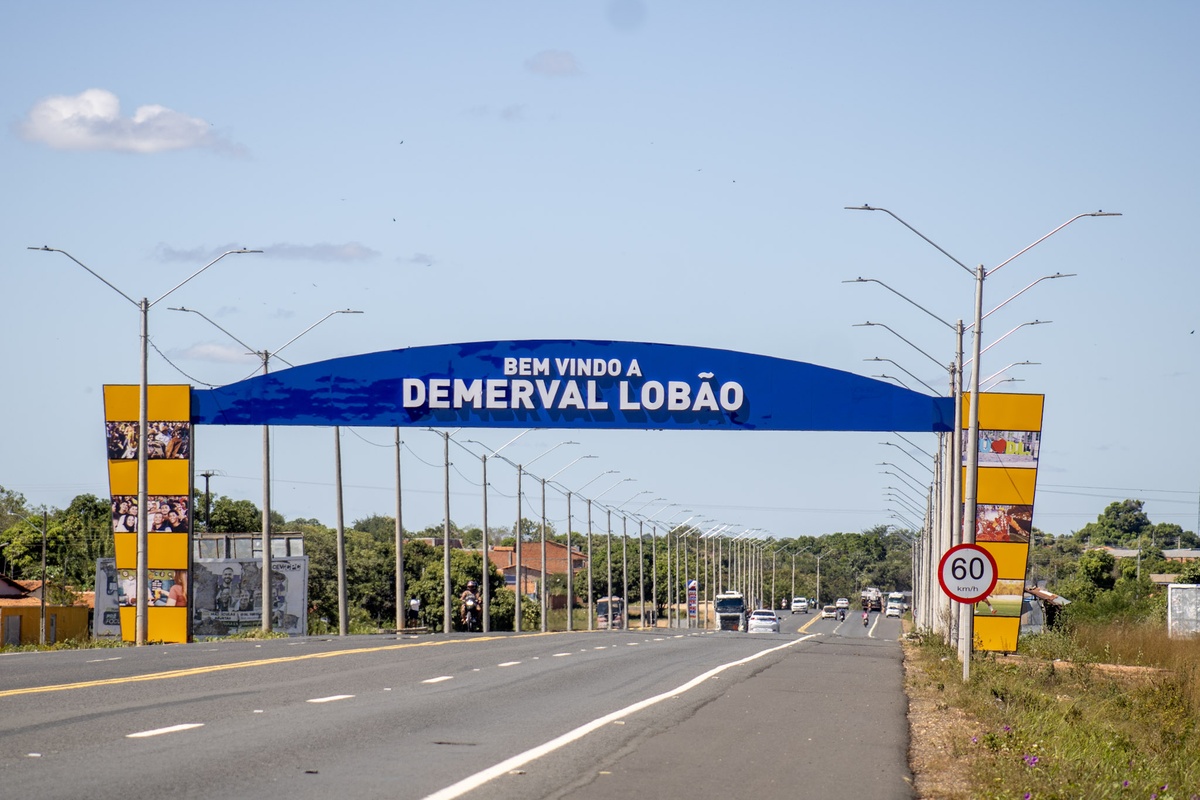 Entrada do município de Demerval Lobão