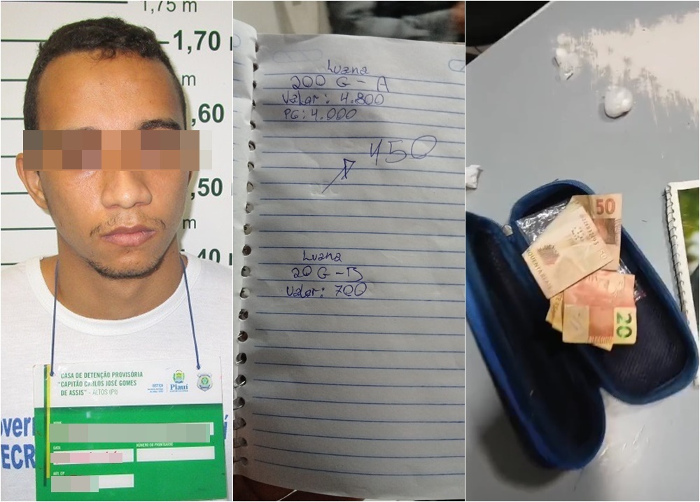 Faccionado do Bonde dos 40 que estava foragido é preso com drogas em Teresina
