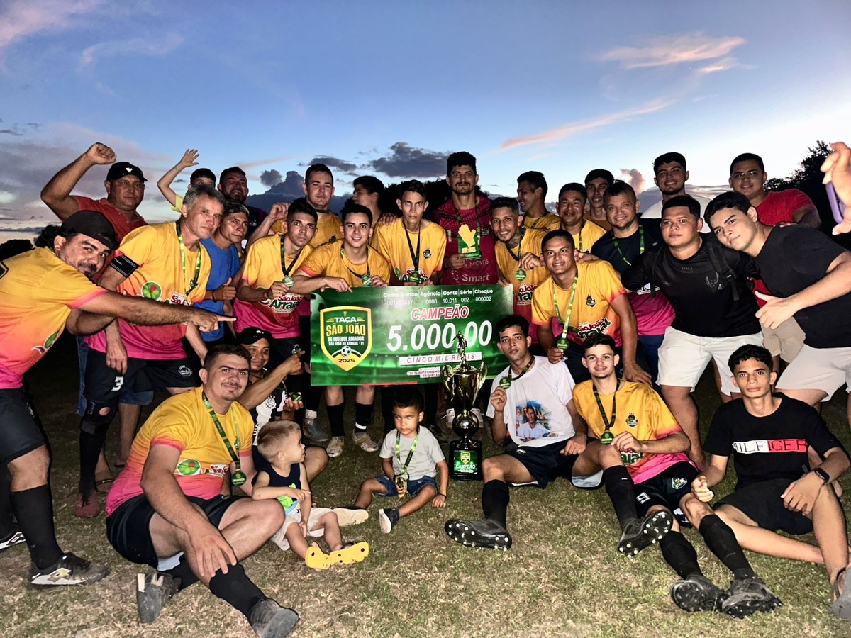 Futebol amador de São João do Arraial tem final emocionante e premiação