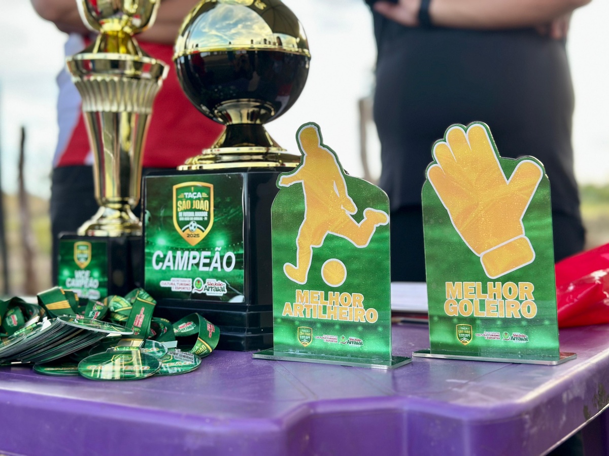 Futebol amador de São João do Arraial tem final emocionante e premiação