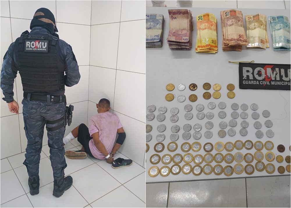 GCM de Timon prende homem em flagrante após arrombamento em farmácia