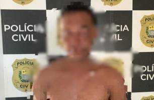 Homem é preso após ameaçar sogra com facão na zona rural de Uruçuí (Foto: Divulgação/Polícia Civil)