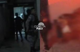 Homem é preso após levar filho de 4 anos e esposa para executar desafeto em THE (Foto: Repórter 12/Conecta Piauí)