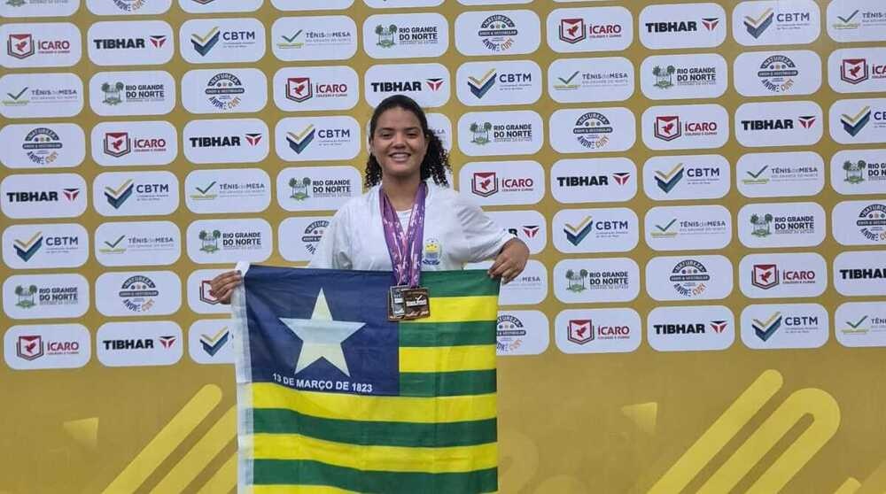 Jovem atleta piauiense se destaca na Taça Brasil de Tênis de Mesa