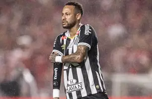 Neymar testa positivo para covid-19 e é afastado das atividades no Santos (Foto: Raul Baretta / Santos FC)
