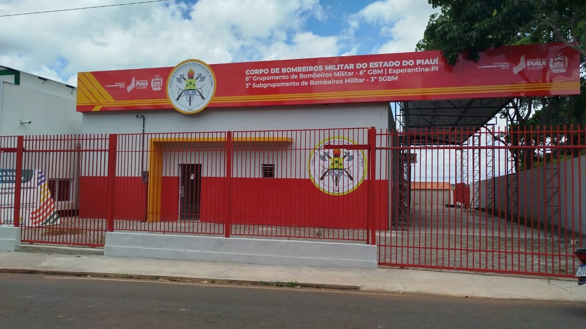 Nova sede do Corpo de Bombeiros será inaugurado em Esperantina nesta quinta (19)