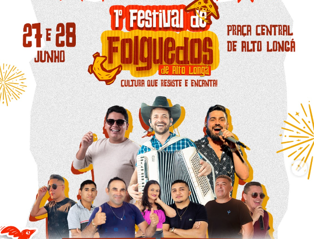 Praça Central de Alto Longá recebe o 1º Festival de Folguedos em junho