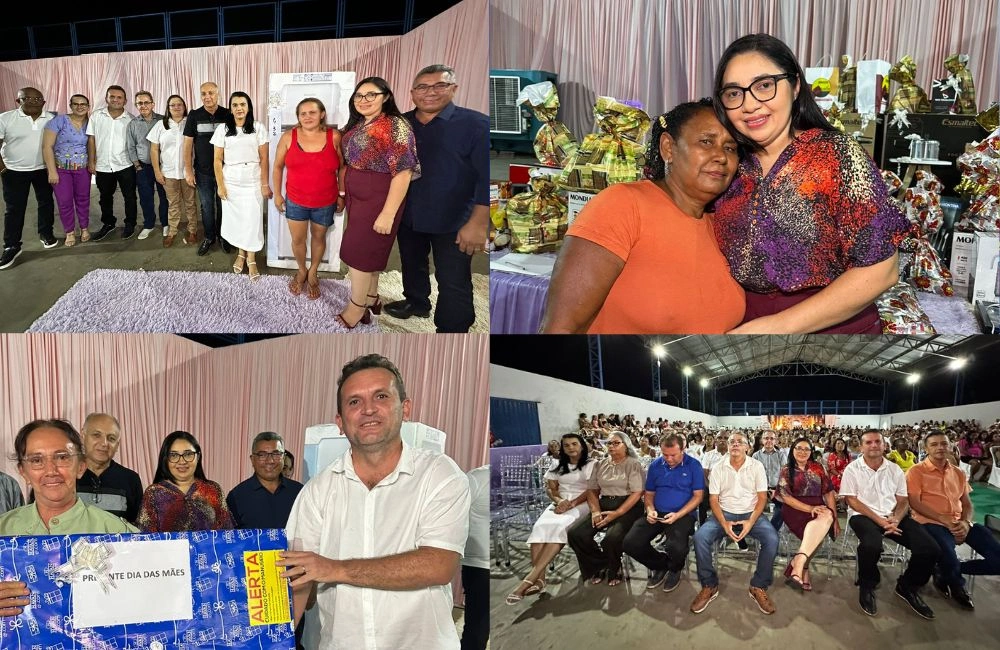 Prefeita Gerlane Cabral celebra o Dia das Mães com festa e sorteio de brindes em São Gonçalo do Piauí