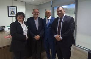 Prefeito Agamenon busca apoio do MDS para agricultores de Ribeiro Gonçalves (Foto: Reprodução)