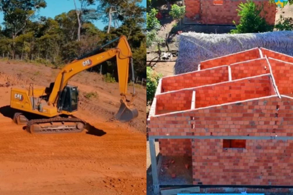 Prefeitura de Parnarama investe em estradas e moradias na zona rural