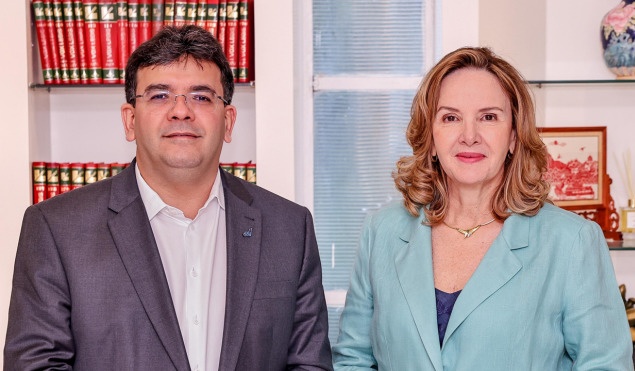Rafael Fonteles e Cláudia Seabra