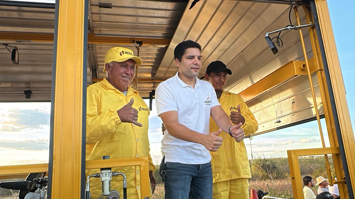 Rafael Fonteles vistoria e inaugura obras de asfaltamento em Belém do Piauí