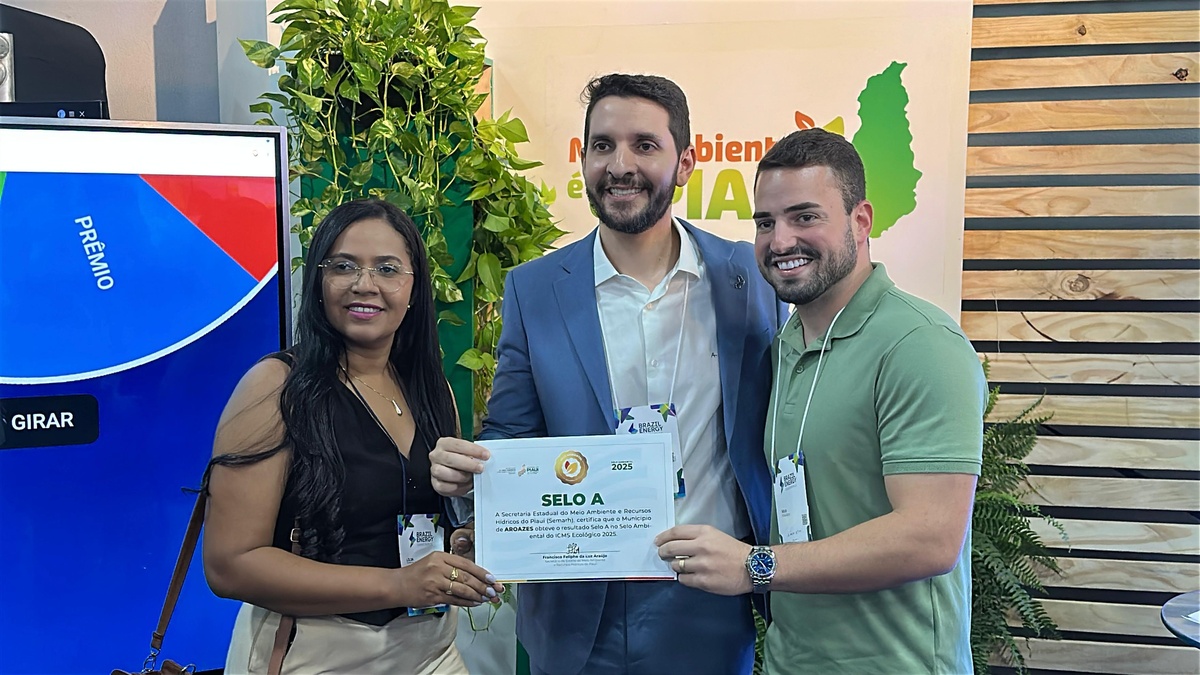 SEMARH entrega Selo Ambiental de ICMS Ecológico na Brazil Energy Conference