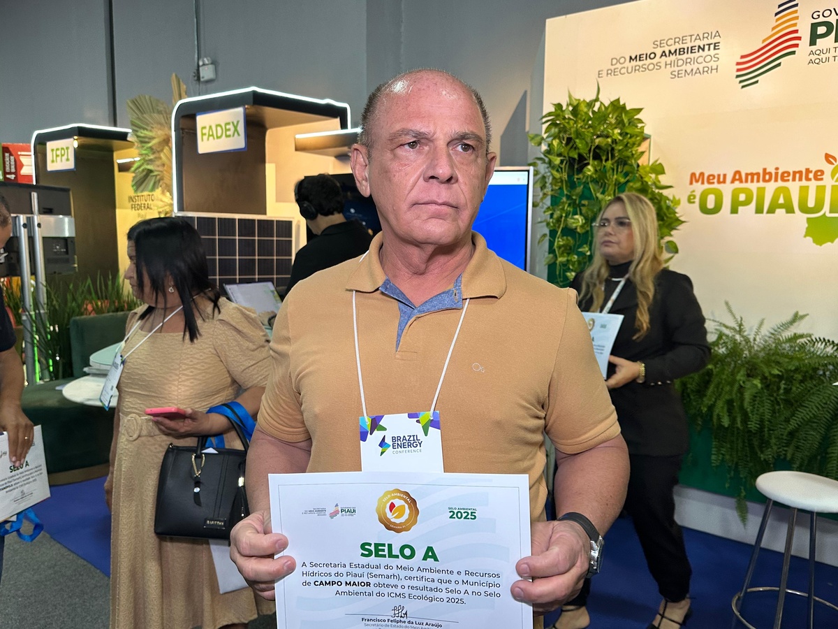 SEMARH entrega Selo Ambiental de ICMS Ecológico na Brazil Energy Conference