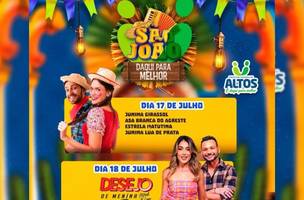Altos celebra o São João com o Arraiá "Daqui para Melhor" (Foto: Reprodução/Redes sociais)