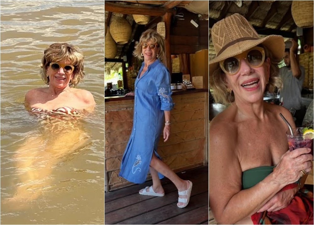 Apresentadora Silvia Poppovic curte litoral do Piauí e se encanta com as belezas
