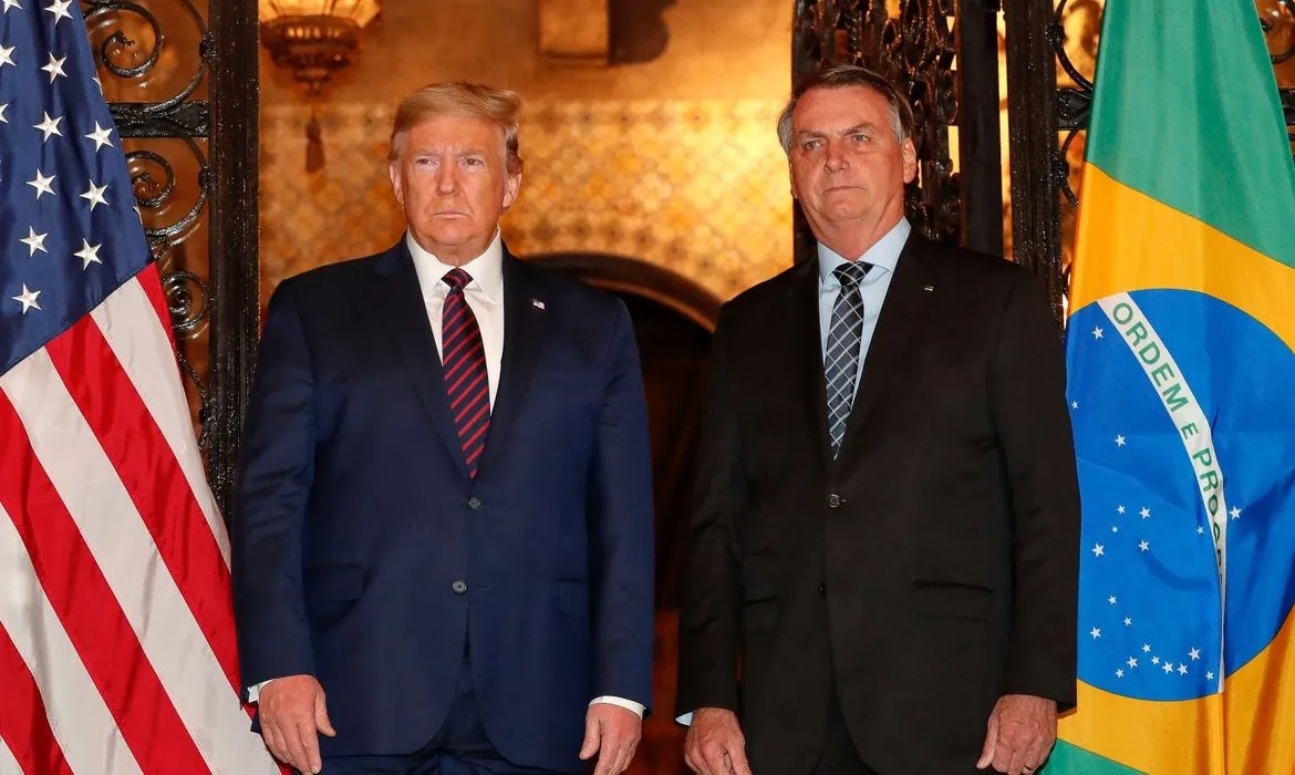 Bolsonaro e Donald Trump