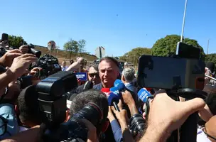 Bolsonaro nega ter descumprido proibição de uso de redes sociais (Foto: Antônio Cruz/Agência Brasil)