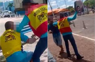 Briga de mototaxistas chama a atenção em Altos: 'Respeita mulher de homem casado' (Foto: Reprodução)