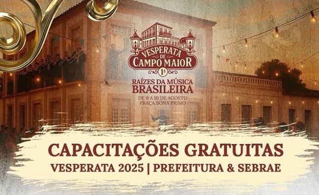 Campo Maior realiza capacitações gratuitas em gastronomia para a Vesperata 2025