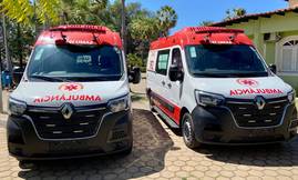 Campo Maior recebe duas novas ambulâncias para reforçar atendimento do SAMU (Foto: Reprodução)