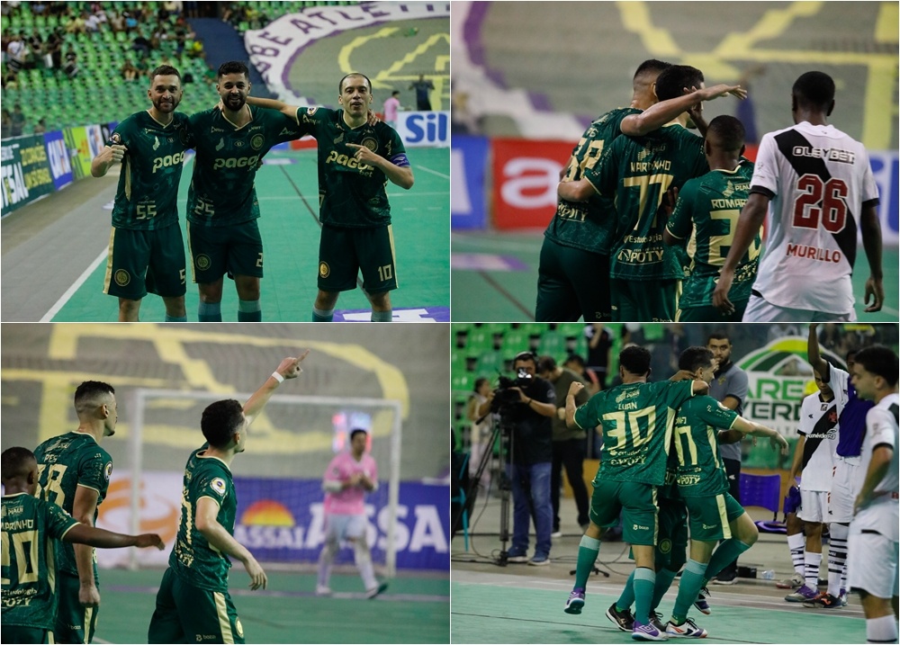 CAP goleia o Vasco por 5x1 e avança às oitavas do Brasileirão de Futsal