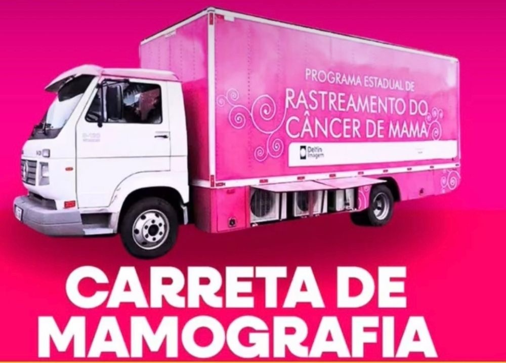 Carreta de Mamografia faz atendimento em Hugo Napoleão nos dias 29 e 30 de julho