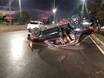 Carro capota e deixa casal ferido na BR-316 em Teresina