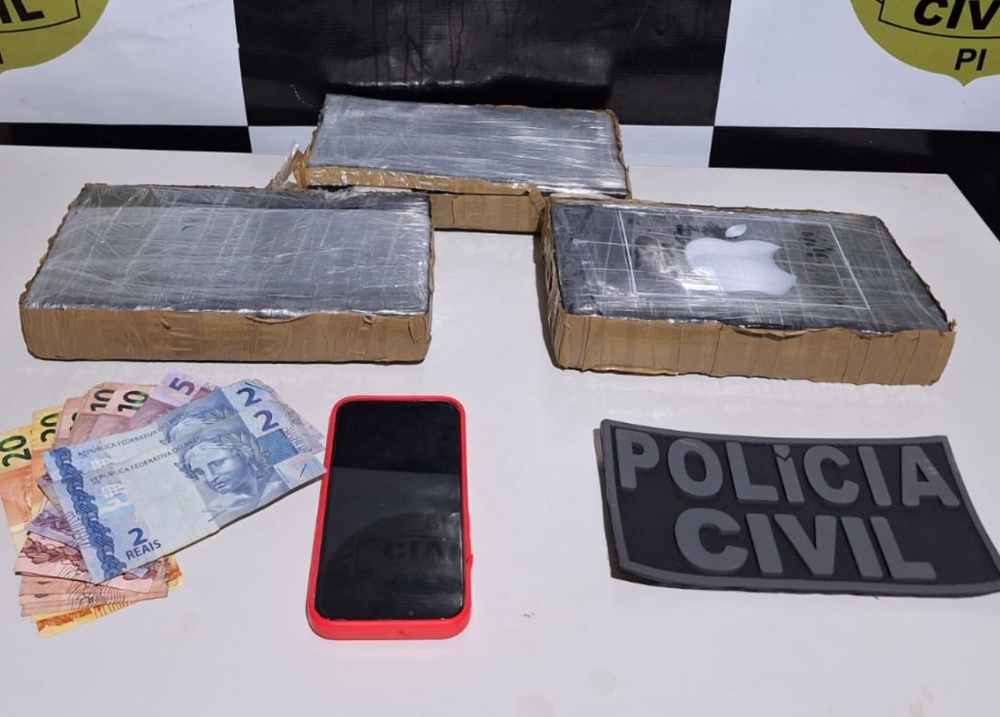 Casal é preso após receber carga avaliada em até R$ 400 mil de cocaína em Picos