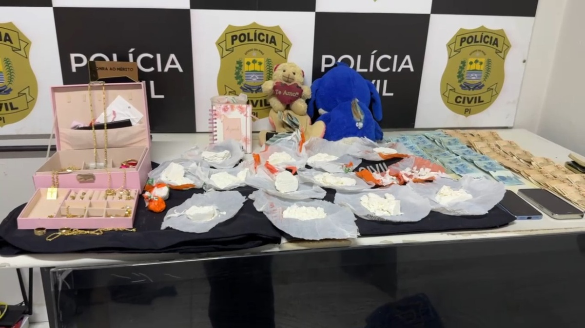 Casal é preso com cocaína escondida dentro de ursos de pelúcia em Teresina