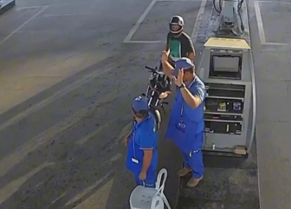 Criminoso assalta frentistas em posto de combustíveis em Barão de Grajaú