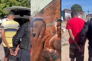 'D. Menor', 'Patolino' e 'TR' mantinham papel fundamental no tráfico em Teresina (Foto: Divulgação/DENARC)