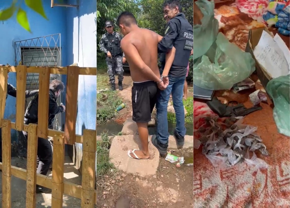 DENARC: 'Baiano' e 'Cachorro Louco' são presos por tráfico de drogas em Teresina
