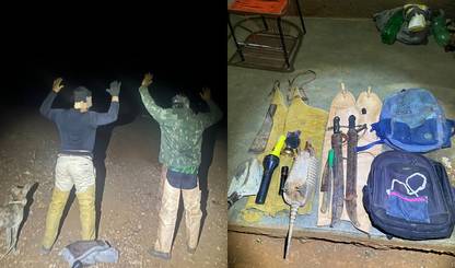 Dupla é detida com caça abatida na zona Rural de Coronel José Dias