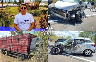 Empresário morre em grave acidente na BR-343, em Campo Maior (Foto: Conecta Piauí)