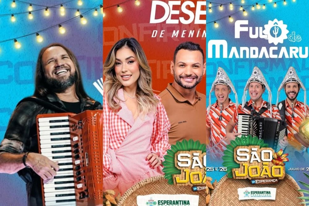 Esperantina divulga programação completa do São João da Esperança 2025