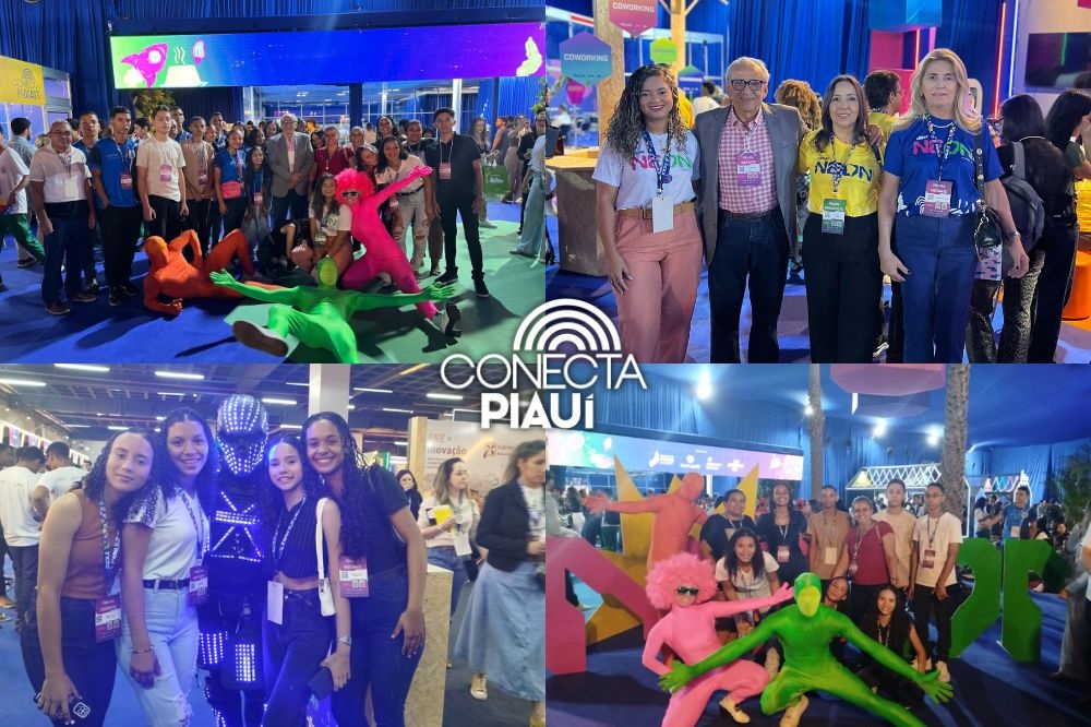 Estudantes da rede municipal de Monsenhor Gil visitam o NEON 2025 em Teresina