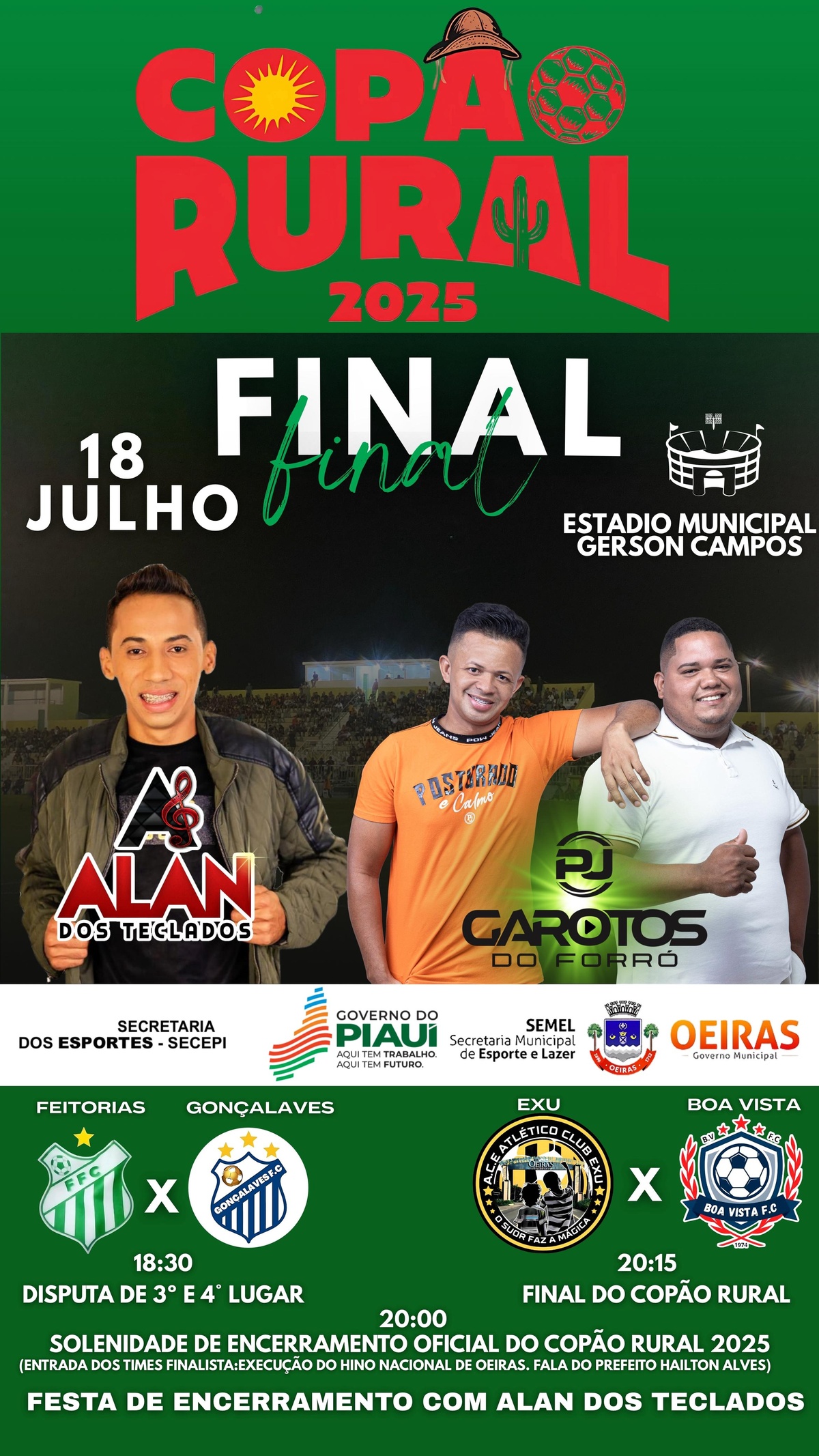 Final do Copão Rural 2025 movimenta Oeiras nesta sexta-feira (18)