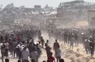 Fome em Gaza já causou mais de 110 mortes em meio a bloqueios e guerra (Foto: Reprodução/CNN)