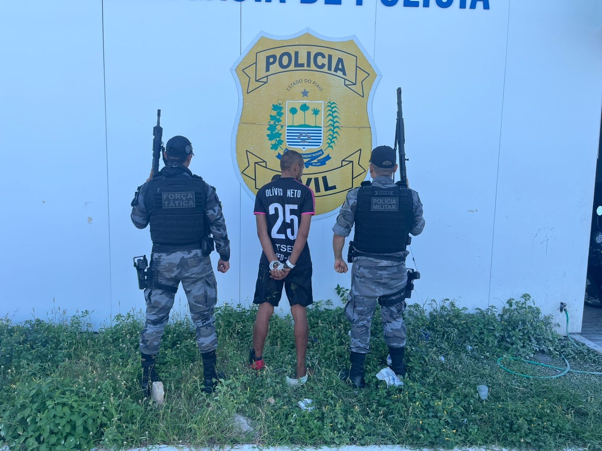 Foragido da Central de Flagrantes é recapturado após perseguição em Parnaíba