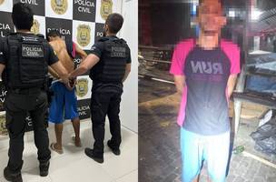 Foragido é preso durante Operação Saturação no Centro de Teresina (Foto: Reprodução)
