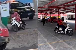 Funcionários de supermercado viralizam ao reproduzirem 'rodopiada' em Parnaíba (Foto: Reprodução)