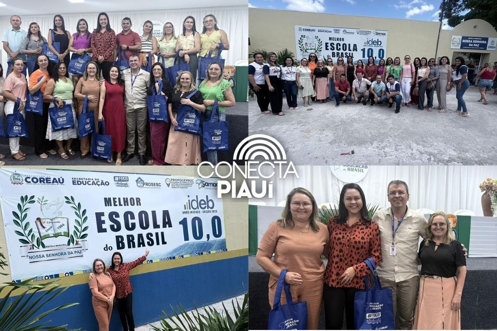 Gestores de Caxingó visitam escolas e conhecem modelo educacional de Coreaú