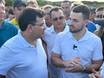 Rafael Fonteles agradece apoio da família Portela durante entregas em Aroazes