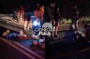 Grave acidente deixa dois feridos na PI-113 entre Barras e Cabeceiras (Foto: Reprodução)