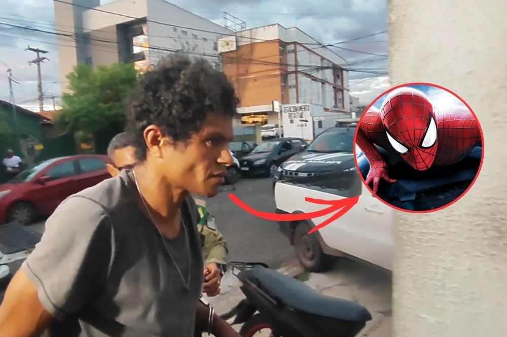 'Homem-Aranha' é preso ao escalar prédio para furtar ar-condicionado em Teresina