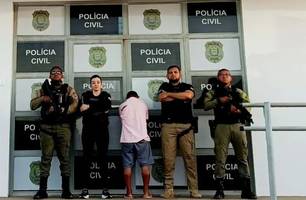 Homem é preso após espancar esposa grávida e causar morte do bebê no Sul do Piauí (Foto: Divulgação/Polícia Civil)